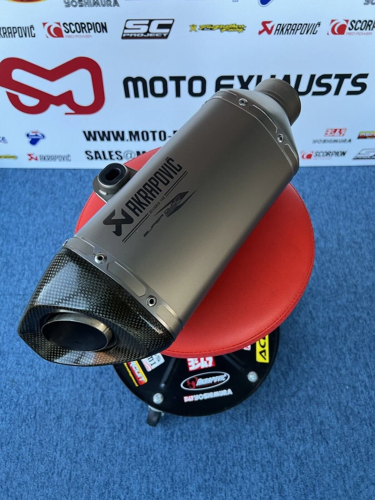 KTM Superduke 1290 GT R Evo Titanium Akrapovic Slip on Exhaust